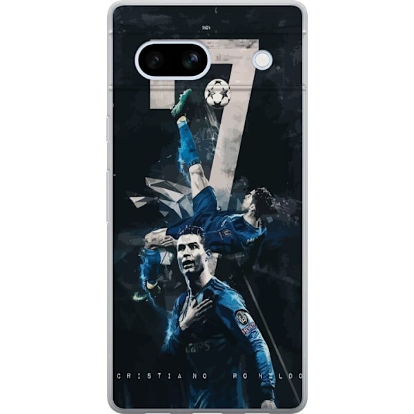 Google Pixel 7a Läpinäkyvä kuori Ronaldo