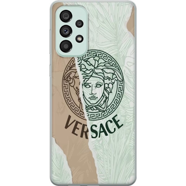 Samsung Galaxy A73 5G Genomskinligt Skal Versace