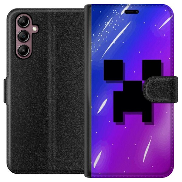 Samsung Galaxy A14 5G Tegnebogsetui Minecraft
