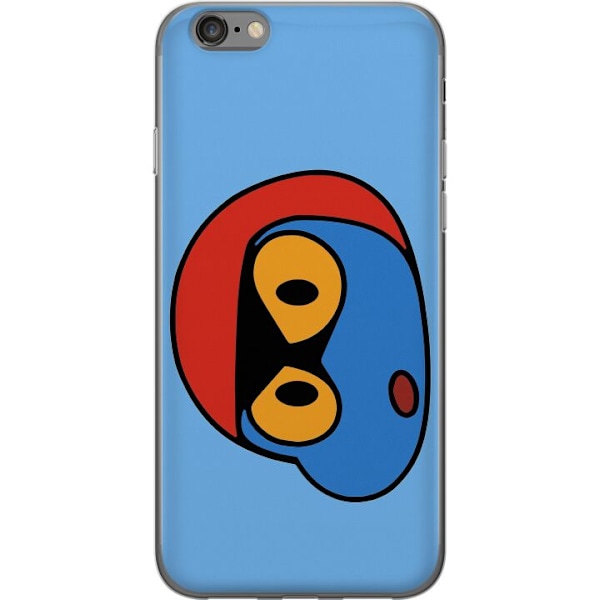 Apple iPhone 6s Läpinäkyvä kuori Bold Bot Head
