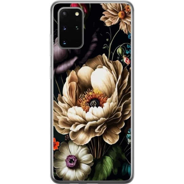 Samsung Galaxy S20+ Genomskinligt Skal Blommor