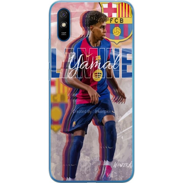 Xiaomi Redmi 9A Gennemsigtig cover Lamine Yamal FCB