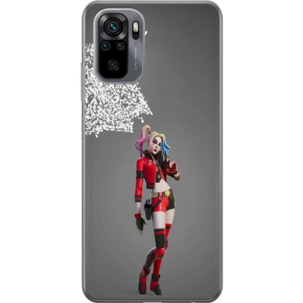 Xiaomi Redmi Note 10S Gennemsigtig cover Harley Quinn