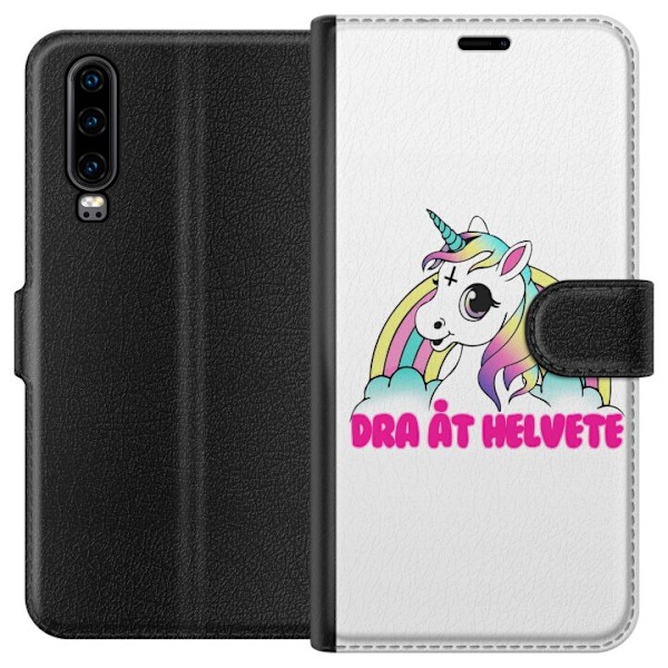 Huawei P30 Tegnebogsetui Unicorn