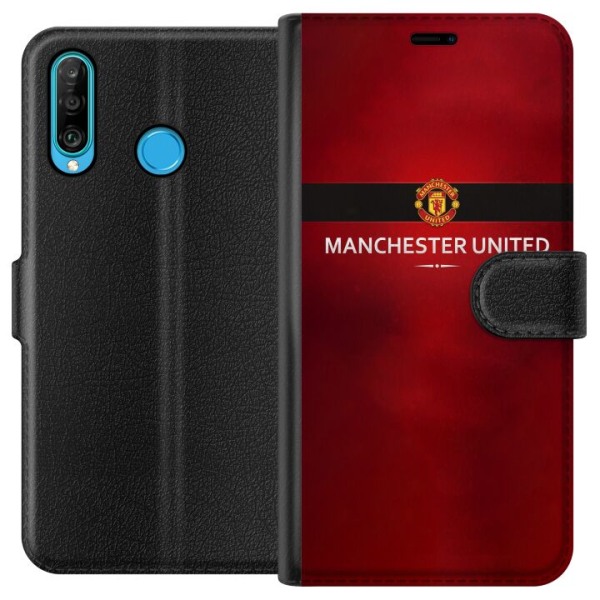 Huawei P30 lite Lommeboketui Manchester United
