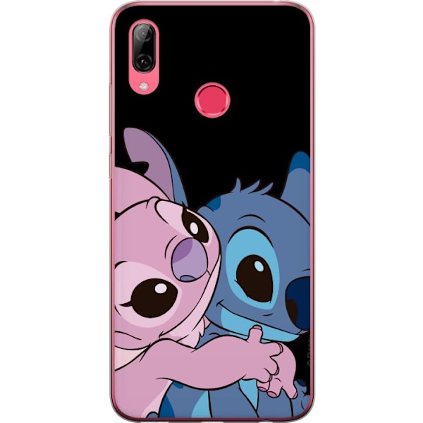 Huawei Y7 (2019) Gennemsigtig cover Lilo & Stitch