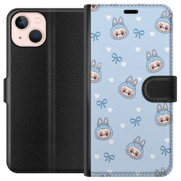 Apple iPhone 13 mini Lommeboketui Eldigt monster i rødt og or