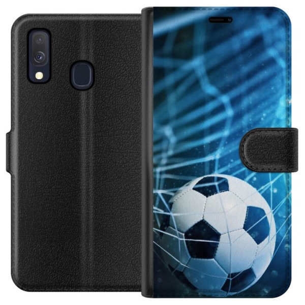 Samsung Galaxy A40 Tegnebogsetui Fodbold
