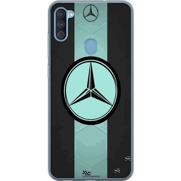 Samsung Galaxy A11 Läpinäkyvä kuori Mercedes