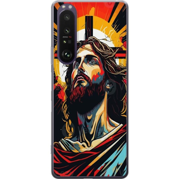Sony Xperia 1 III Gjennomsiktig deksel Jesus & Kort - religiø