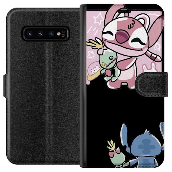 Samsung Galaxy S10 Tegnebogsetui Stitch venner