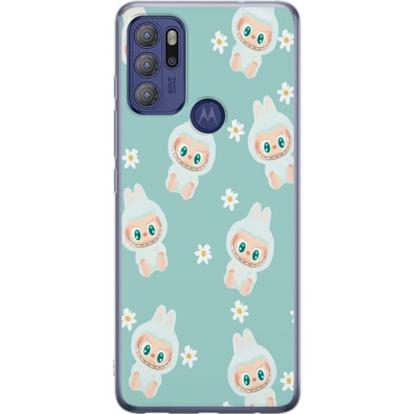 Motorola Moto G60S Läpinäkyvä kuori Labubu Candy Vibes