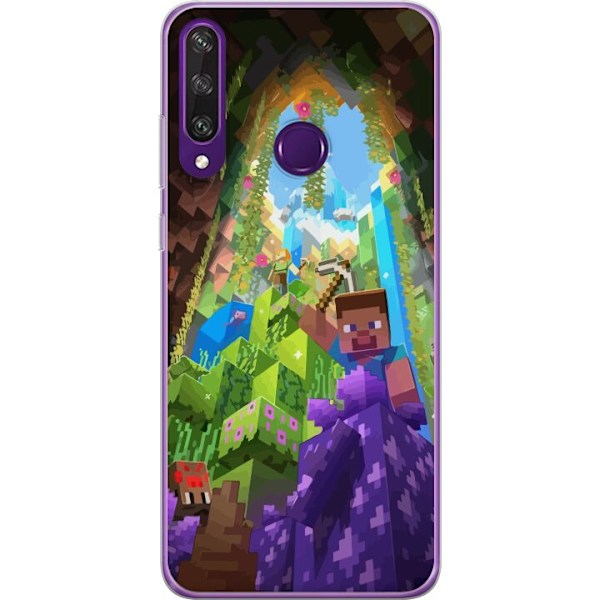 Huawei Y6p Läpinäkyvä kuori Minecraft