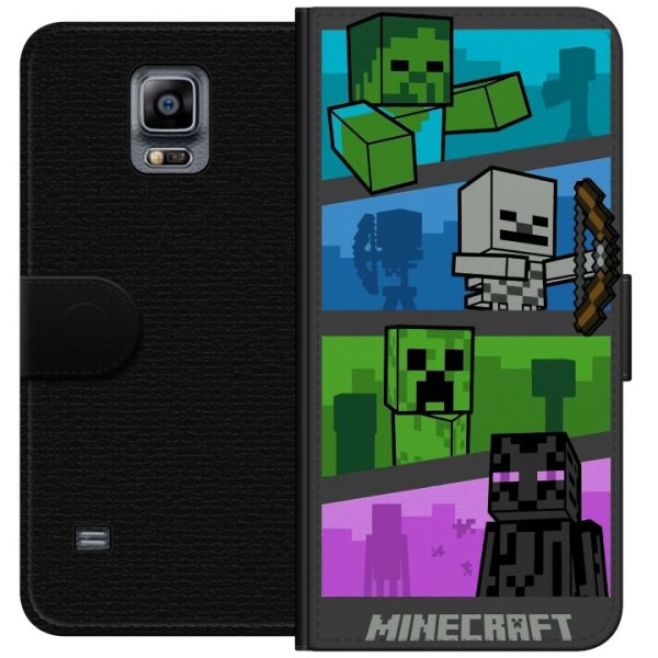 Samsung Galaxy Note 4 Plånboksfodral Minecraft