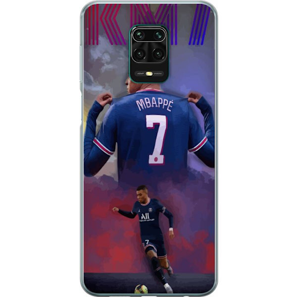 Xiaomi Redmi Note 9 Pro Läpinäkyvä kuori MAP Jalkapallo Design Graafinen Kuviointi Moderni Urheiluaihe Trendikäs Jalkapallo Suosittu Graafinen Tyy