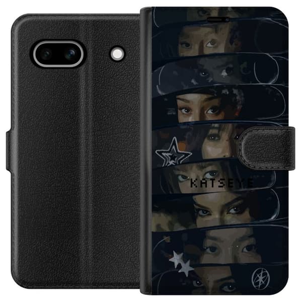 Kompatibel Tegnebogsetui til Google Pixel 7a KATSEYE sort