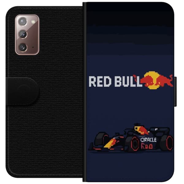 Kompatibel Tegnebogsetui til Samsung Galaxy Note20 Pixelracer i retrostil sort