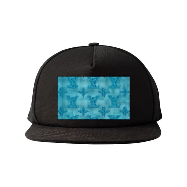 Snapback-lue svart one size