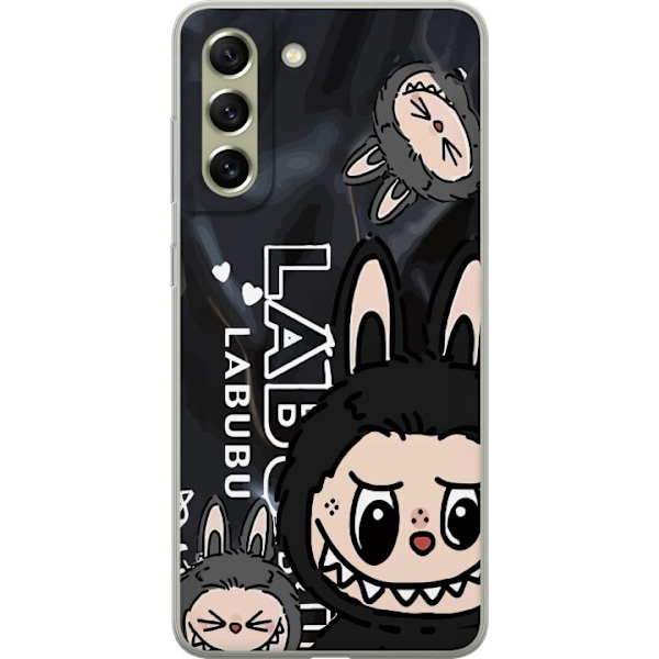 Samsung Galaxy S21 FE 5G Gjennomsiktig deksel <nl>Labubu Black
