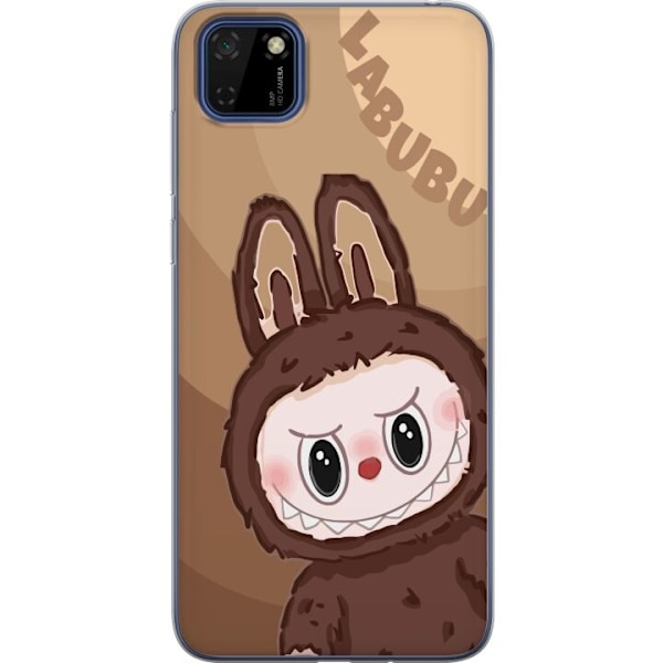 Huawei Y5p Gjennomsiktig deksel Labubu Sky Kosebamse - Hvit og