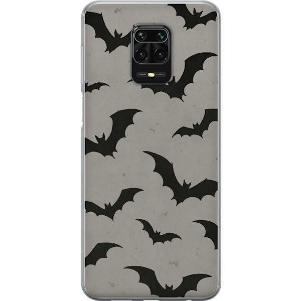 Xiaomi Redmi Note 9S Genomskinligt Skal Flutterprint