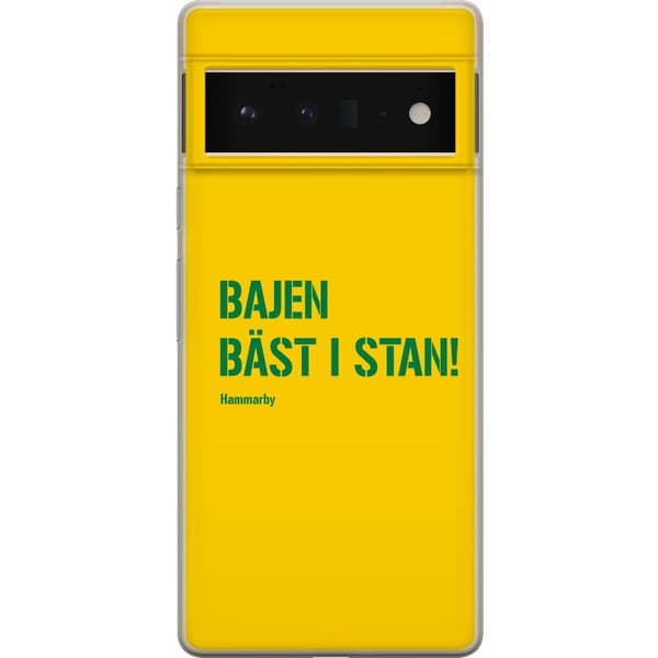 Kompatibelt Mobildeksel til Google Pixel 6 Pro Gul grön sporttext gul