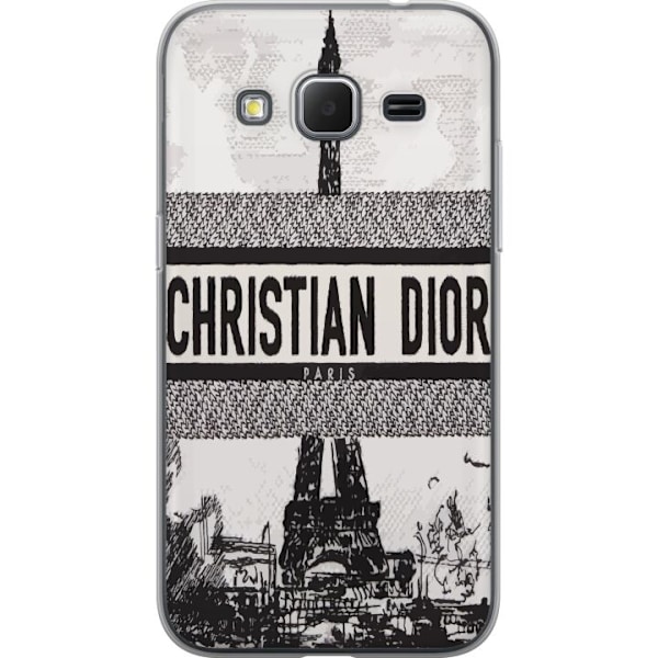 Samsung Galaxy Core Prime Gennemsigtig cover Christian Dior