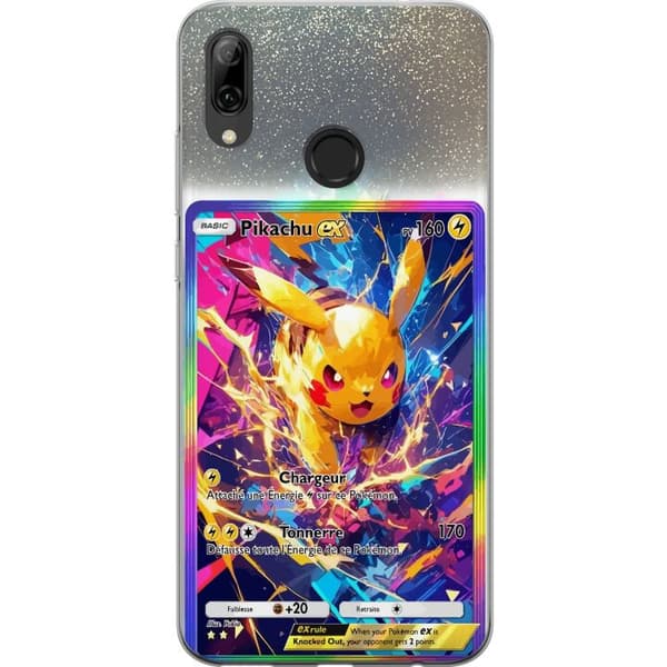 Kompatibelt Mobildeksel til Huawei P smart 2019 Pikachu gul
