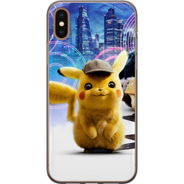 Apple iPhone X Skal / Mobilskal - Detective Pikachu - Pikachu