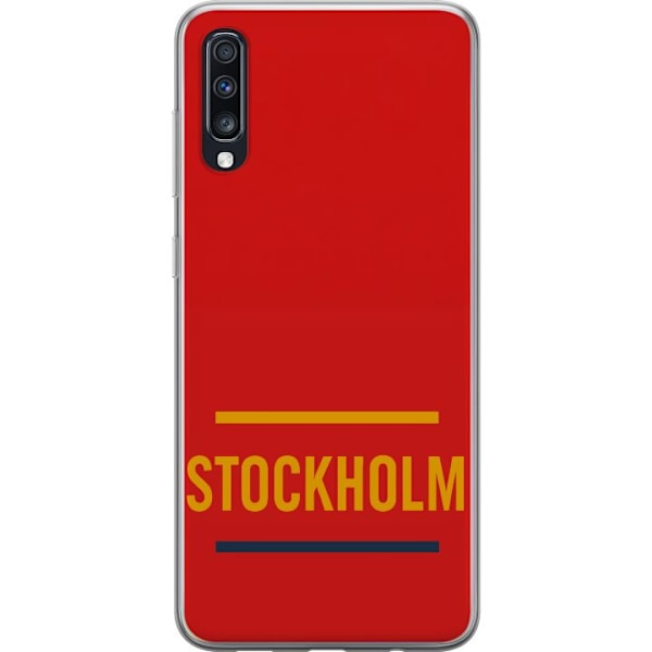 Samsung Galaxy A70 Gennemsigtig cover Stockholm – Hockey