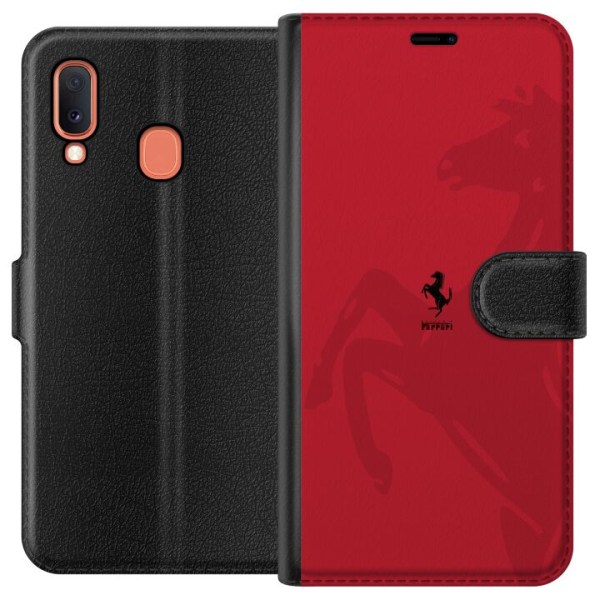 Samsung Galaxy A20e Lommeboketui Ferrari