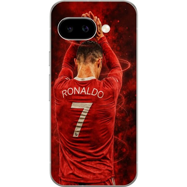 Google Pixel 9a Läpinäkyvä kuori Ronaldo