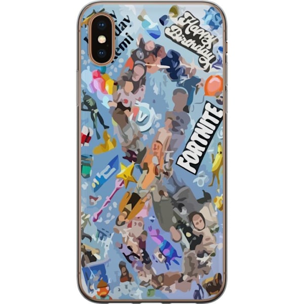 Apple iPhone X Gennemsigtig cover Fortnite