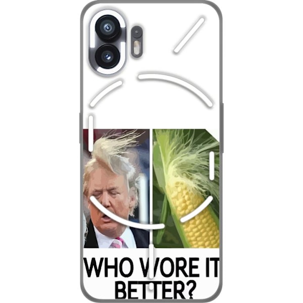 Nothing Phone (2) Gennemsigtig cover Trump