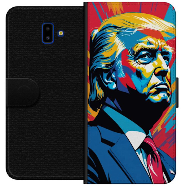 Samsung Galaxy J6+ Tegnebogsetui Trump