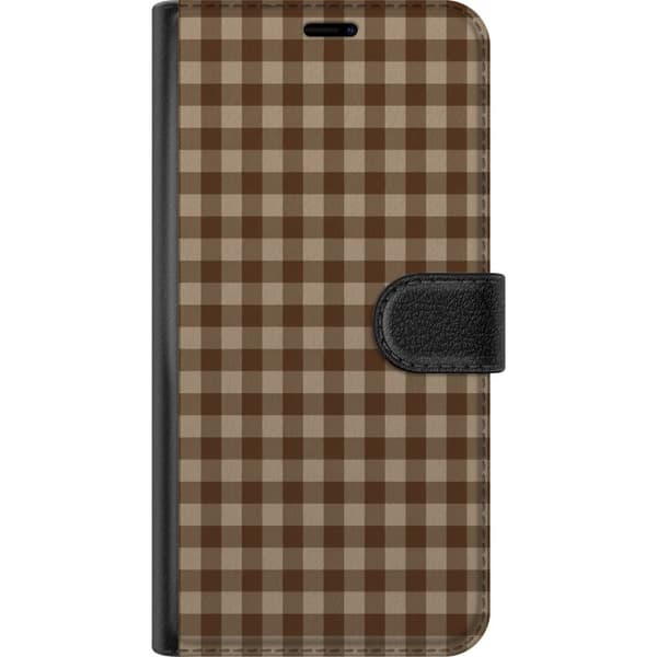 Kompatibelt Lommeboketui til Xiaomi Redmi Note 9 Brune kafferuter brun