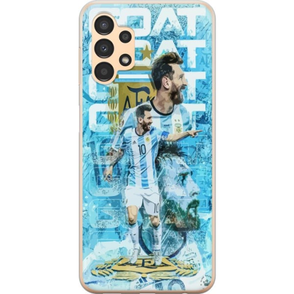 Samsung Galaxy A13 Läpinäkyvä kuori Argentina - Messi