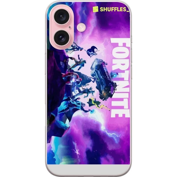 Apple iPhone 16 Gjennomsiktig deksel Fortnite