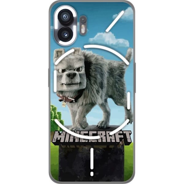 Nothing Phone (2) Läpinäkyvä kuori A Minecraft Movie