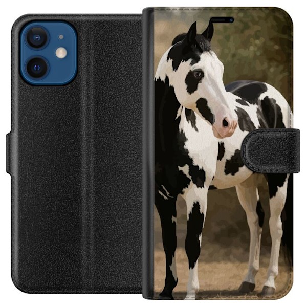 Apple iPhone 12 mini Plånboksfodral Vacker Häst – elegant