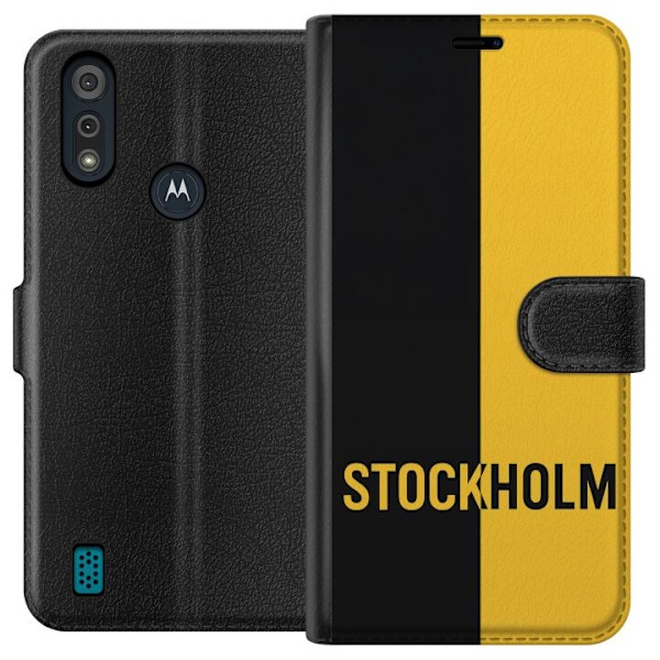 Motorola Moto E6i Plånboksfodral Stockholm – fotboll