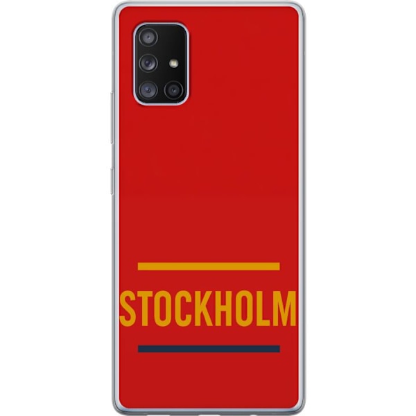 Samsung Galaxy A71 5G Läpinäkyvä kuori Stockholm – Hockey