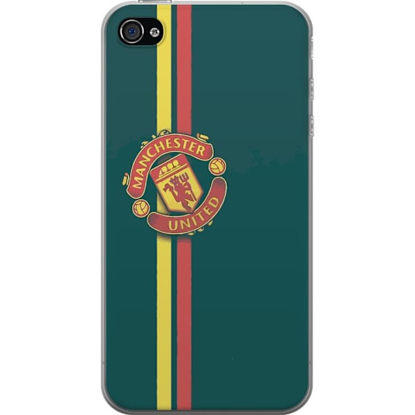 Apple iPhone 4s Genomskinligt Skal Manchester United F.C.