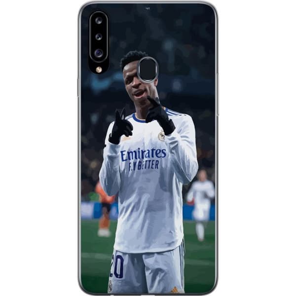 Kompatibelt Mobildeksel til Samsung Galaxy A20s Vinícius Júnior (Real Madrid)