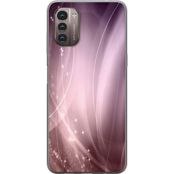 Nokia G21 Läpinäkyvä kuori Vaaleanpunainen
