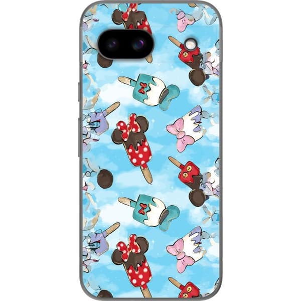 Kompatibel Mobilcover til Google Pixel 8a Tecknade glassfigurer blå