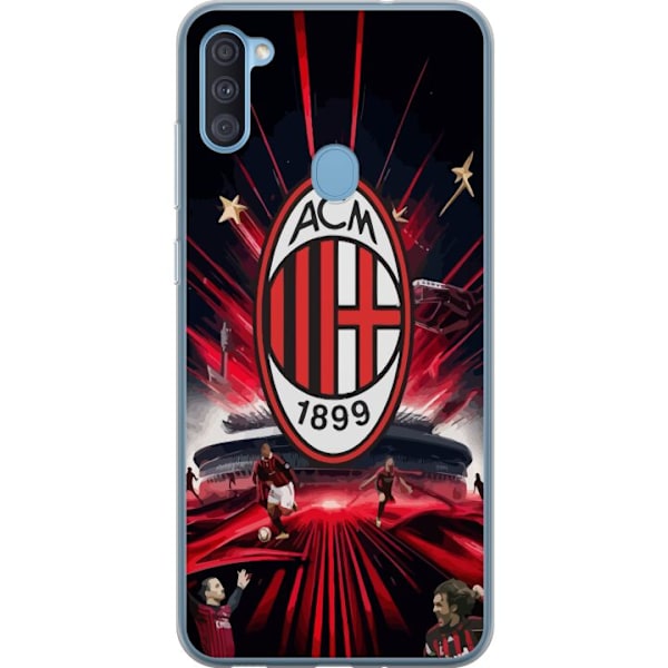 Samsung Galaxy A11 Gjennomsiktig deksel AC Milan