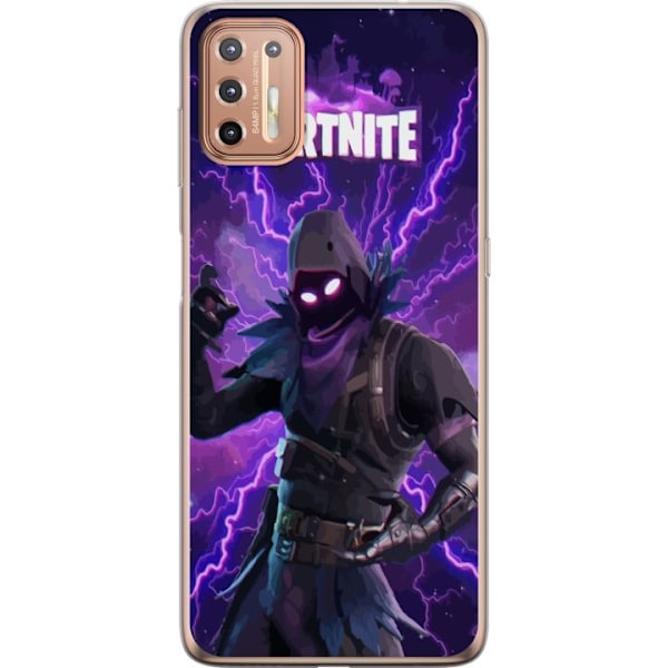 Motorola Moto G9 Plus Gjennomsiktig deksel Fortnite Raven