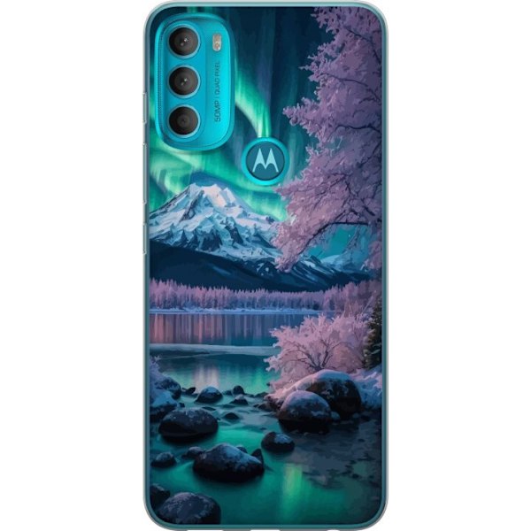 Motorola Moto G71 5G Gennemsigtig cover Norrsken