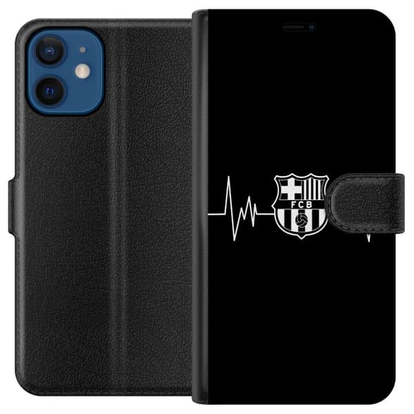 Kompatibelt Plånboksfodral till Apple iPhone 12 mini FCB BARCA